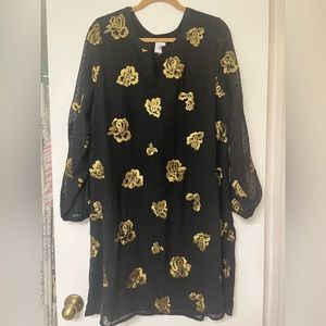 Cabi 3697 Occasion Dress Swiss Dot Size XL